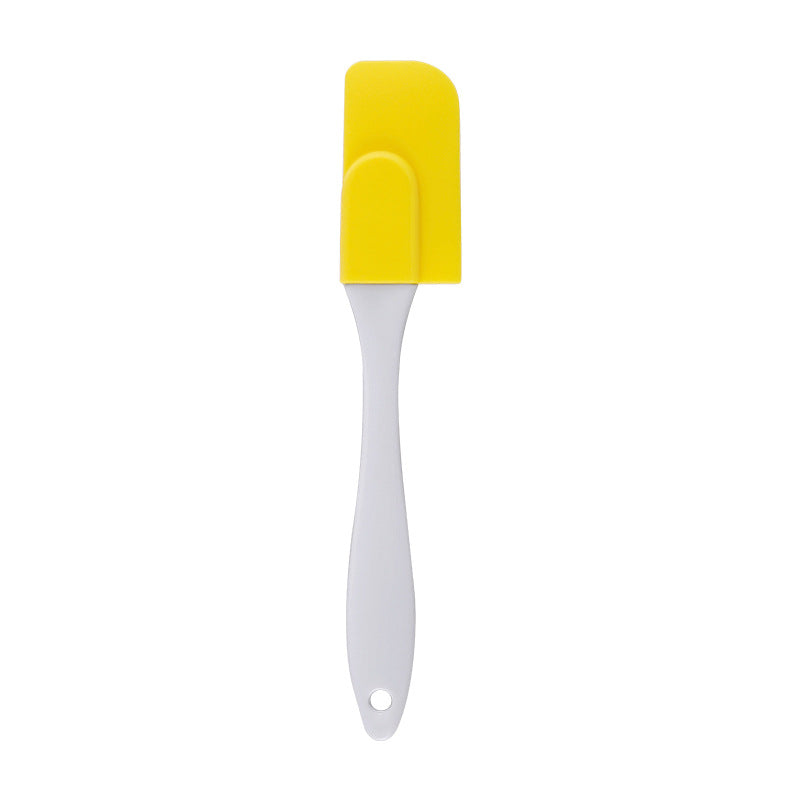 HKM-2801981 Silicone Cake Split Scraper with White Handle - Modern and Simple Design
