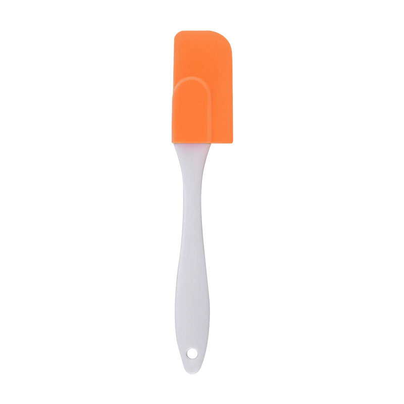 HKM-2801981 Silicone Cake Split Scraper with White Handle - Modern and Simple Design