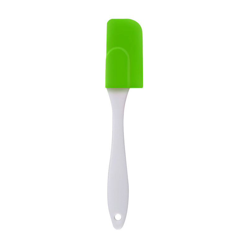 HKM-2801981 Silicone Cake Split Scraper with White Handle - Modern and Simple Design