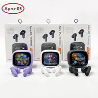 HKM-280211 Wireless In-Ear Headset with Smart Screen and Blue LED Battery Indicator – Noise Reduction for Clear Calls