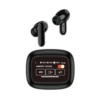 HKM-280211 Wireless In-Ear Headset with Smart Screen and Blue LED Battery Indicator – Noise Reduction for Clear Calls