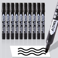 HKM-280339 Permanent Waterproof Marker Pen - Black, Blue, Red - Non-toxic Ink for Versatile Use