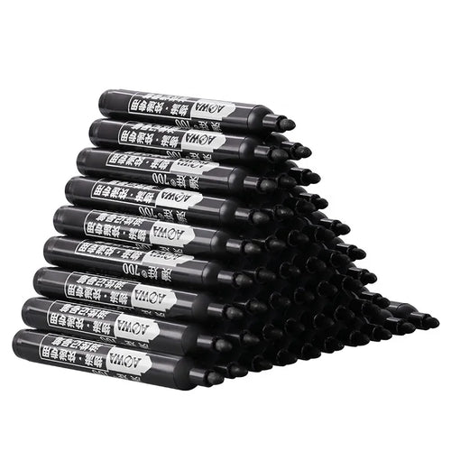 HKM-280339 Permanent Waterproof Marker Pen - Black, Blue, Red - Non-toxic Ink for Versatile Use
