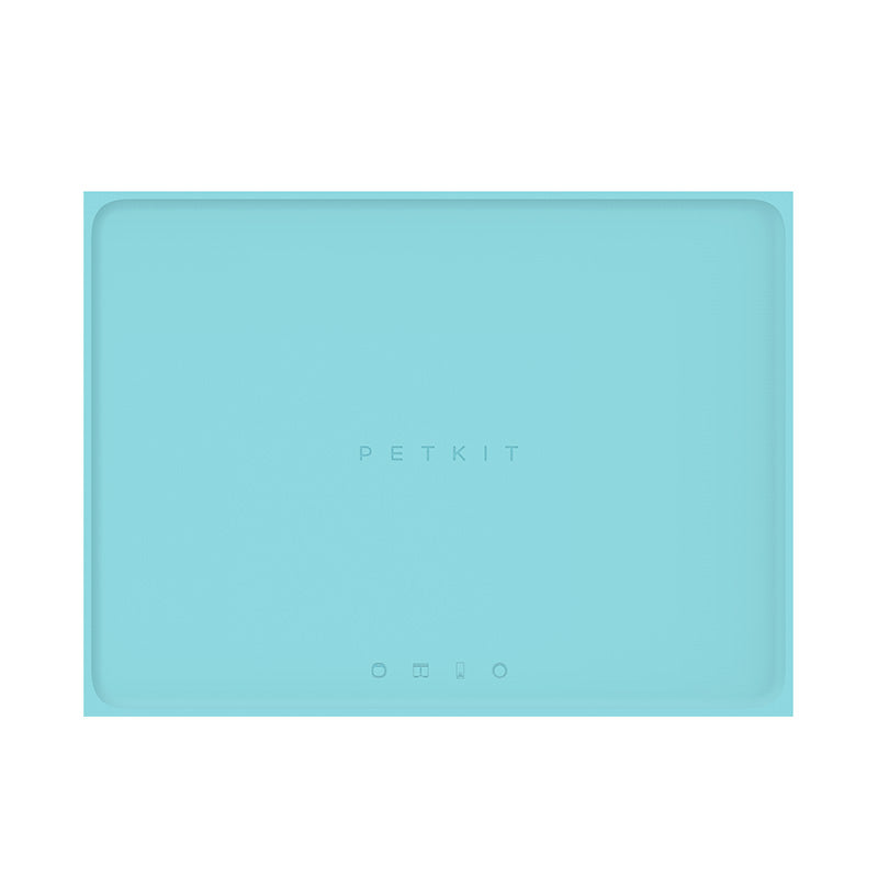 HKM-2803645 Silicone Anti-Spill Pet Placemat, Non-Slip, Waterproof, Easy to Clean, Bite-Resistant, Available in Blue, White, Gray, Red