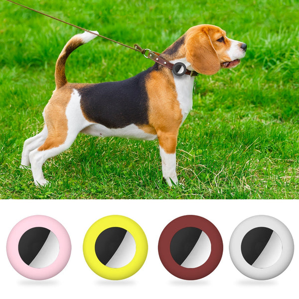 HKM-2803773 Silicone Tracker Pet Collar with Anti-Lost Locator Case, Multiple Colors Available