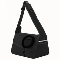 HKM-2804029 One Shoulder Crossbody Pet Bag in Light Grey, Royal Blue, Azure, Coffee, Light Pink, Black, Wine Red - Medium Capacity Oxford Cloth