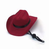HKM-2805053 Adjustable Outdoor Cowboy Hat for Pets - Fun Headgear for Dogs and Cats - Great for Photos and Cosplay Accessories