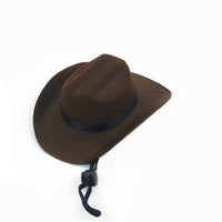 HKM-2805053 Adjustable Outdoor Cowboy Hat for Pets - Fun Headgear for Dogs and Cats - Great for Photos and Cosplay Accessories