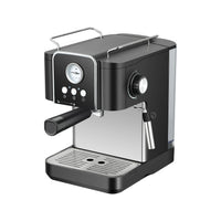 HKM-280787 Italian Semi-Automatic Espresso Machine for Home Use, Stainless Steel Cappuccino Maker, 15-20 Bar Pressure