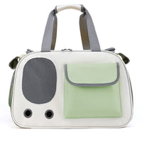 HKM-2809789 Large Capacity Foldable Canvas Single Shoulder Pet Bag in Yellow, Green, or Black