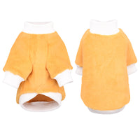 HKM-2809917 Warm Thickened Mink Fur Leggings for Dogs and Cats in Yellow and Pink