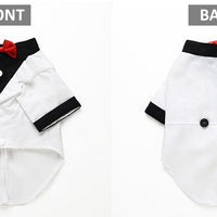 HKM-2811709 Stylish Polyester Dog Suit - England Inspired Pet Outfit for All Sizes
