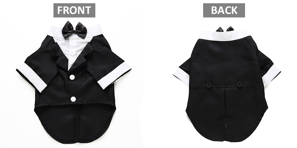 HKM-2811709 Stylish Polyester Dog Suit - England Inspired Pet Outfit for All Sizes