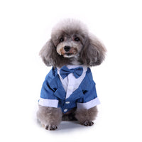 HKM-2811709 Stylish Polyester Dog Suit - England Inspired Pet Outfit for All Sizes