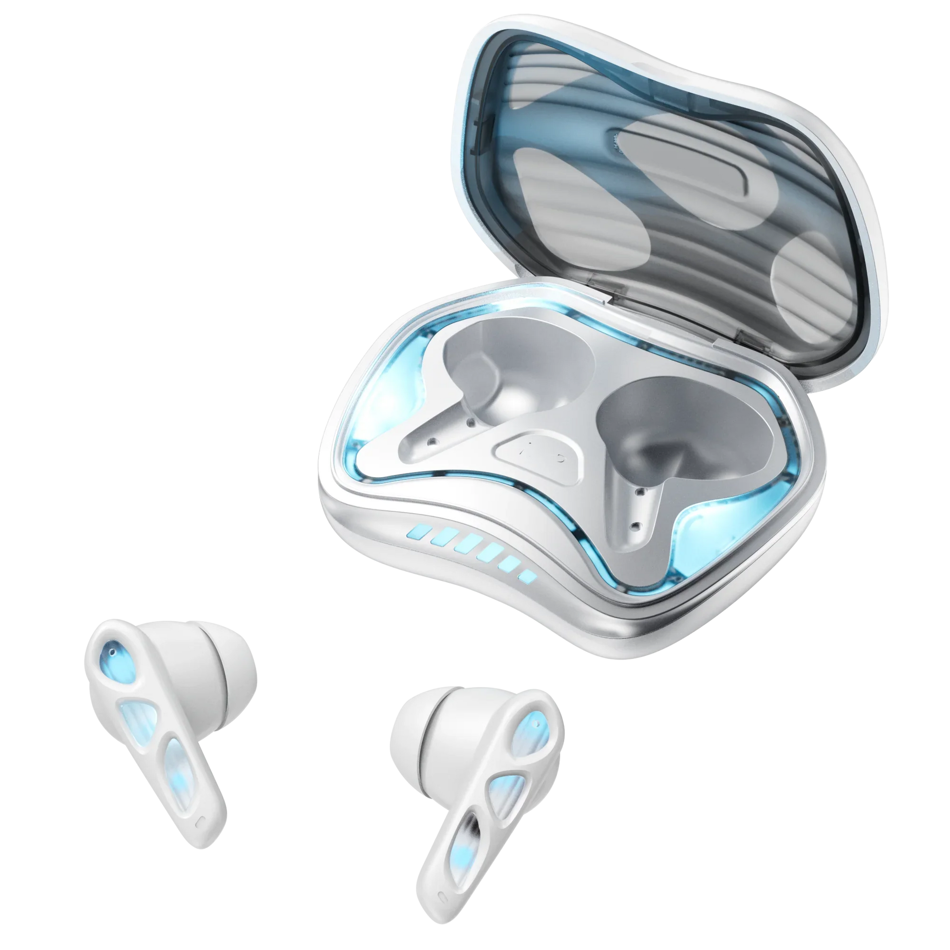 HKM-281363 YX36 In-Ear Gaming Earbuds with ENC+ANC Dual Microphones, Bluetooth 5.4, LED Battery Indicator