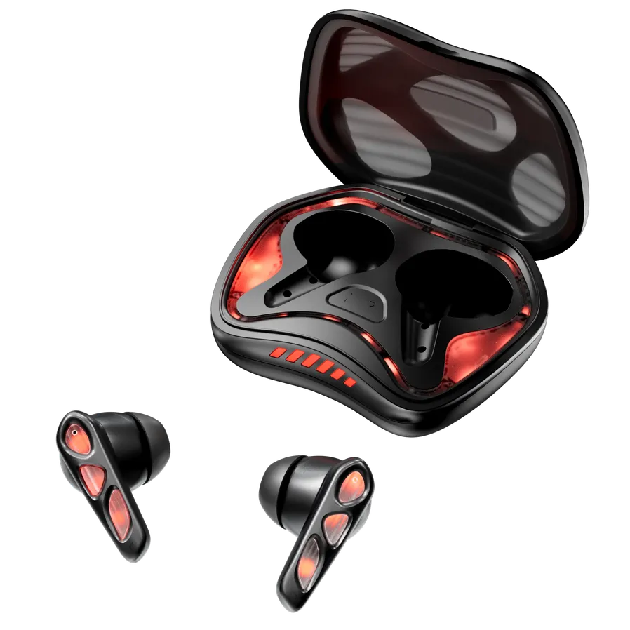 HKM-281363 YX36 In-Ear Gaming Earbuds with ENC+ANC Dual Microphones, Bluetooth 5.4, LED Battery Indicator