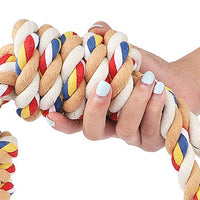 HKM-2814141 Pet Cotton Rope Chew Toy for Dogs - Teeth Cleaning and Molar Support