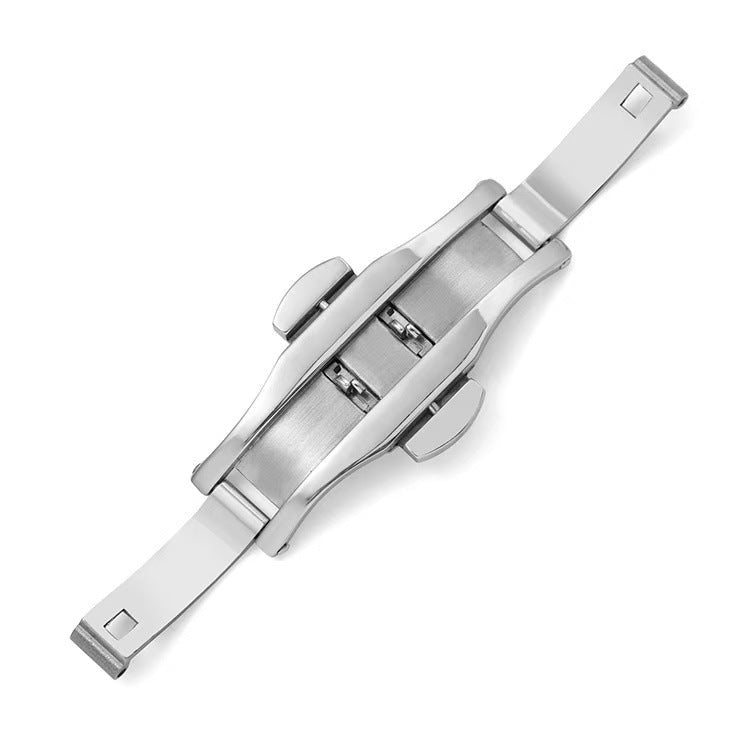 HKM-281427 Butterfly Clasp Stainless Steel Watch Buckle in Various Sizes and Colors