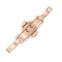 HKM-281427 Butterfly Clasp Stainless Steel Watch Buckle in Various Sizes and Colors