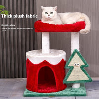 HKM-2814781 Integrated Cat Scratching Toy in Festive Colors with Density Plate Design