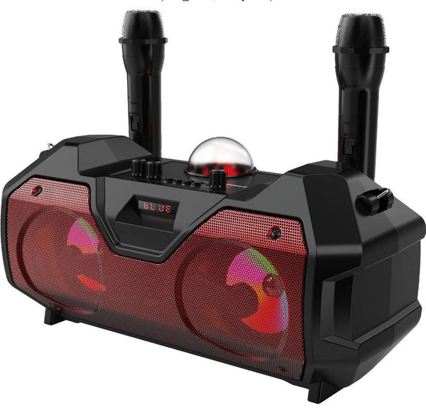 HKM-281683 Bluetooth Portable Speaker with Dual Microphone and Multi-Function Features
