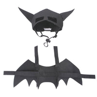 HKM-2817469 Bat Wings Corset and Mask Set for Pets - Available in S, M, L Sizes