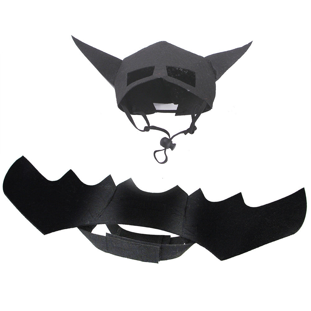 HKM-2817469 Bat Wings Corset and Mask Set for Pets - Available in S, M, L Sizes