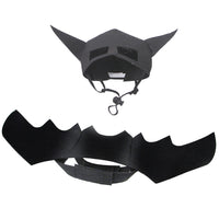 HKM-2817469 Bat Wings Corset and Mask Set for Pets - Available in S, M, L Sizes