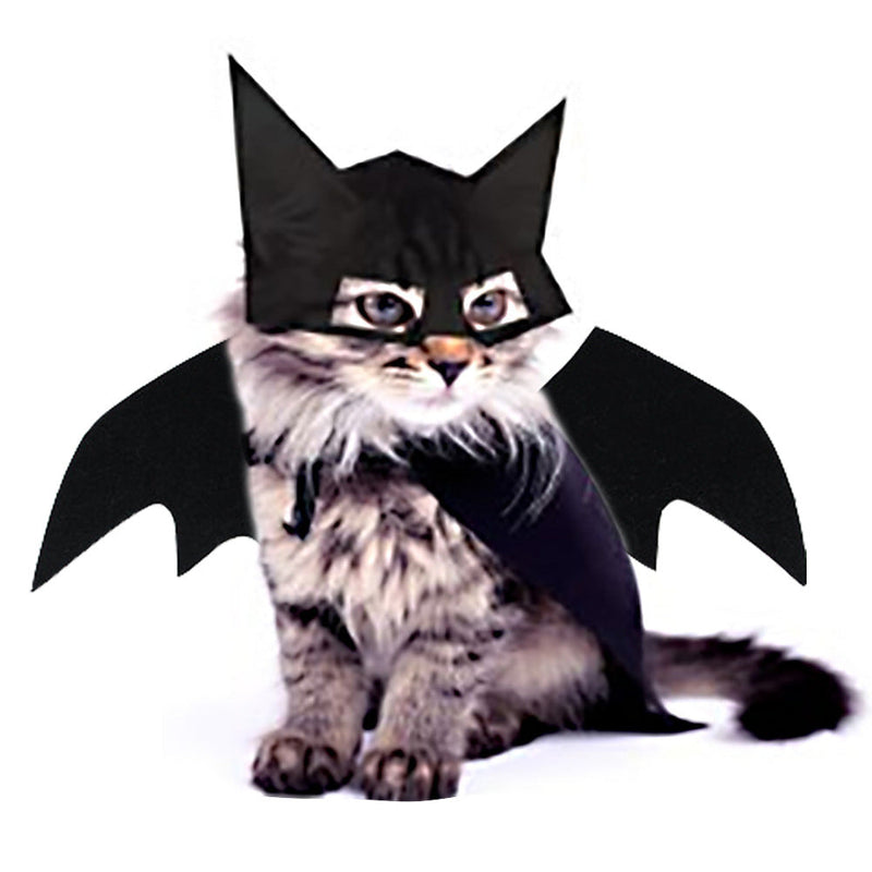 HKM-2817469 Bat Wings Corset and Mask Set for Pets - Available in S, M, L Sizes