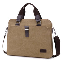 HKM-281747 Custom Canvas Sleeve Case for 13-15 Inch Laptops with Handle and Shoulder Strap