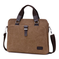 HKM-281747 Custom Canvas Sleeve Case for 13-15 Inch Laptops with Handle and Shoulder Strap