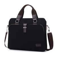 HKM-281747 Custom Canvas Sleeve Case for 13-15 Inch Laptops with Handle and Shoulder Strap