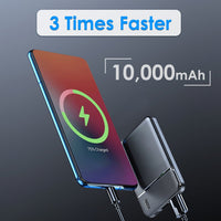 HKM-281747 Fast Charging Portable Power Bank 10000mAh/20000mAh/30000mAh with USB Cable for iOS 15/14/13 and More