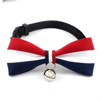 HKM-281747 Monochrome Nylon Cat Bell Collar - British Style for Everyday Use
