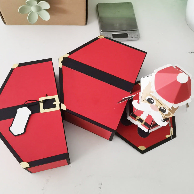 HKM-281811 Christmas Santa Claus Surprise Gift Box Toy Set