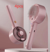 HKM-2818877 Pet Self-Cleaning Grooming Brush with UV Sterilization and Essential Oil Spray for Dogs and Cats