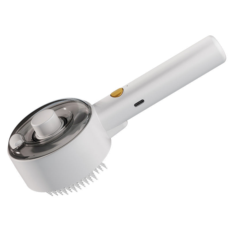 HKM-2818877 Pet Self-Cleaning Grooming Brush with UV Sterilization and Essential Oil Spray for Dogs and Cats