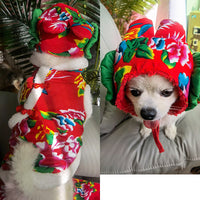 HKM-2819645 New Year Floral Chinese Style Pet Clothing for Dogs and Cats
