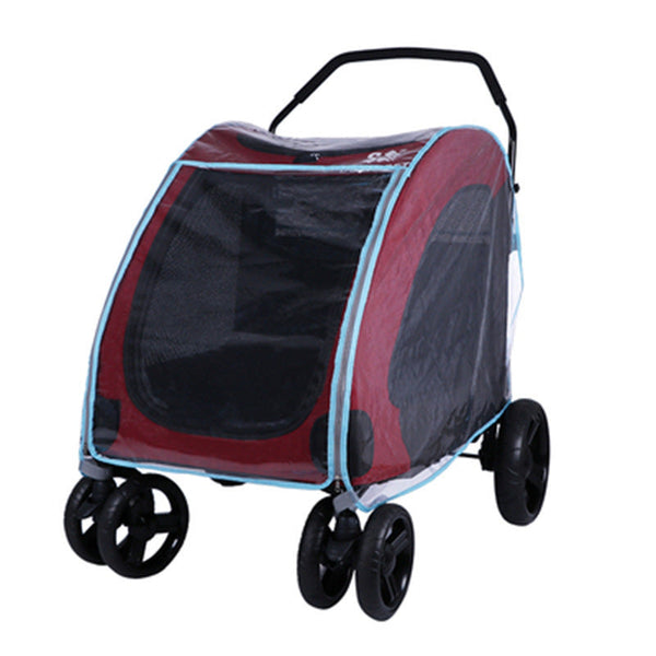 HKM-2820669 Waterproof Trolley Raincoat Poncho for Pets – Dog & Cat Compatible