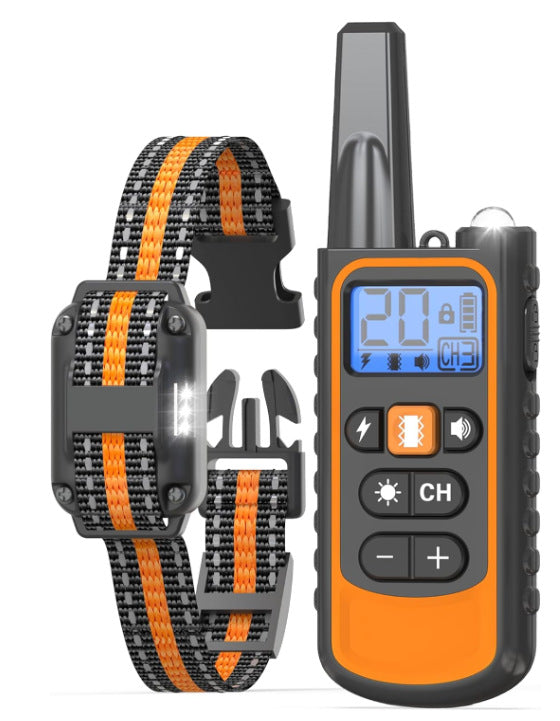 HKM-2821053 Waterproof Remote Control Bark Stopper for Dog Training with Electric Shock Function