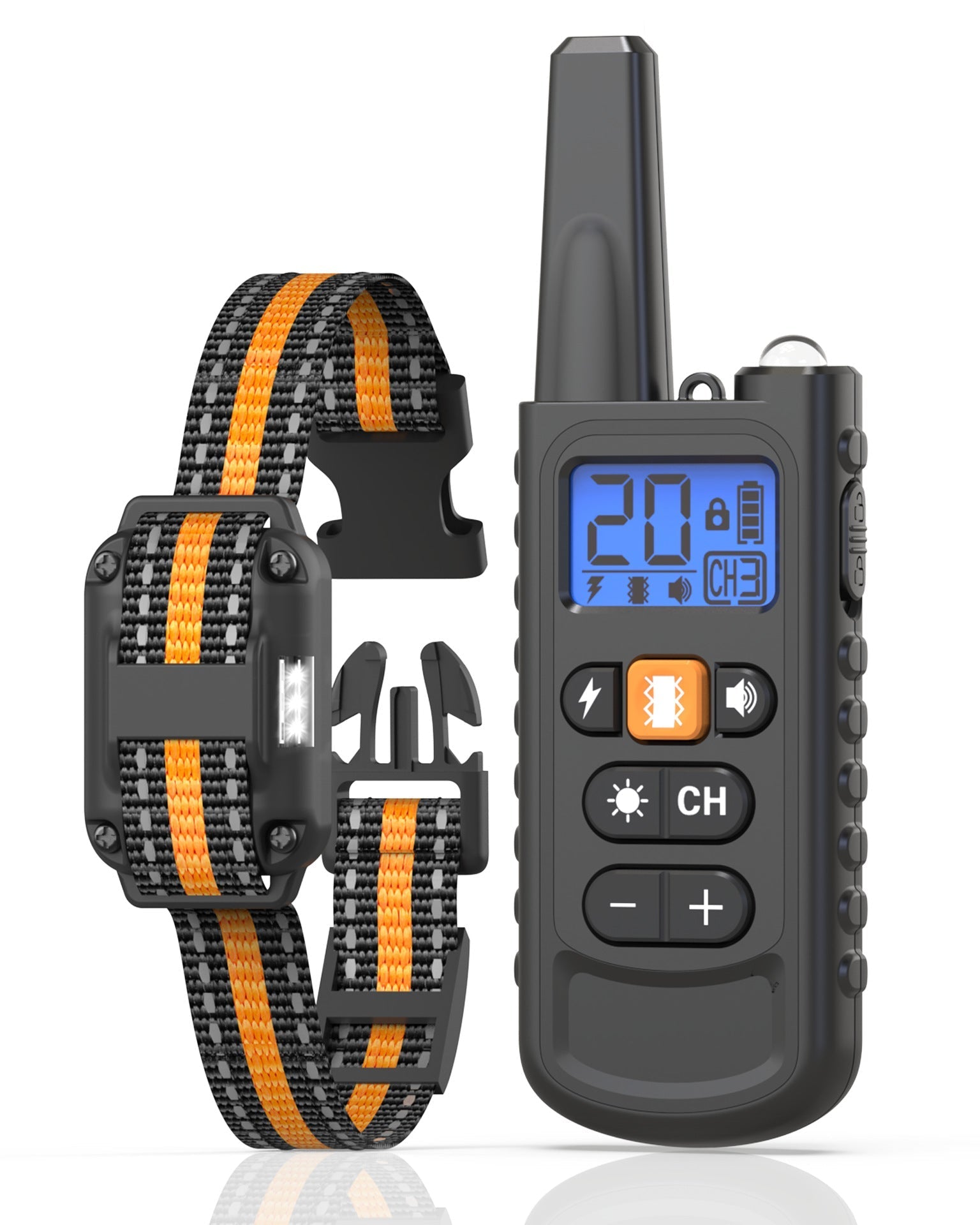 HKM-2821053 Waterproof Remote Control Bark Stopper for Dog Training with Electric Shock Function