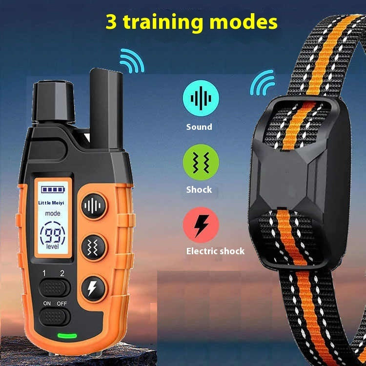 HKM-2821053 Waterproof Remote Control Bark Stopper for Dog Training with Electric Shock Function