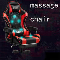 HKM-282195 Pink LED RGB Gaming Chair with Massage Function and Built-In Speakers