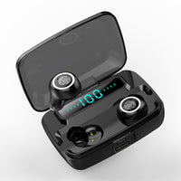 HKM-282387 Wireless Bluetooth Sports Headset with Digital Battery Display and Stereo Sound
