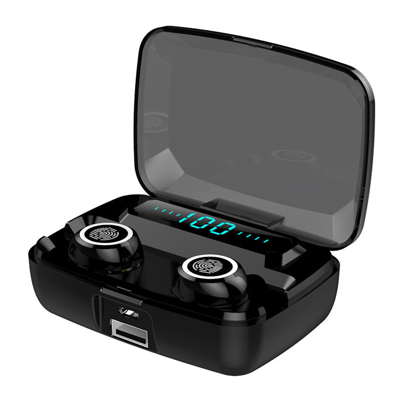 HKM-282387 Wireless Bluetooth Sports Headset with Digital Battery Display and Stereo Sound