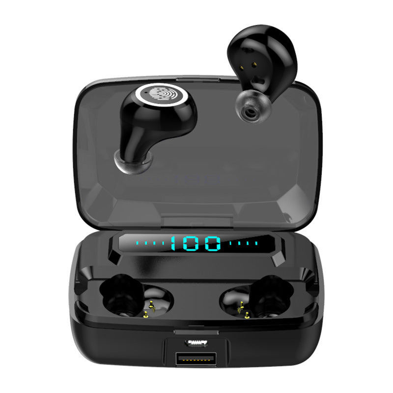 HKM-282387 Wireless Bluetooth Sports Headset with Digital Battery Display and Stereo Sound