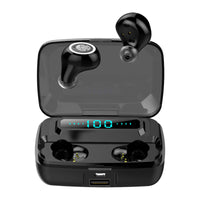 HKM-282387 Wireless Bluetooth Sports Headset with Digital Battery Display and Stereo Sound