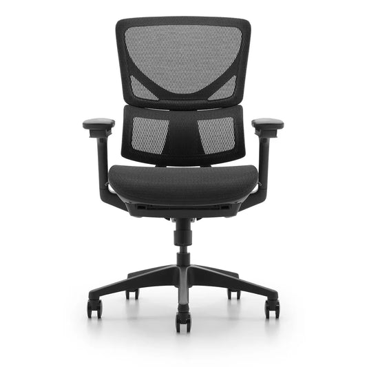 HKM-282451 Ergonomic Mid-Back Mesh Office Chair with Adjustable Backrest and Comfort Design