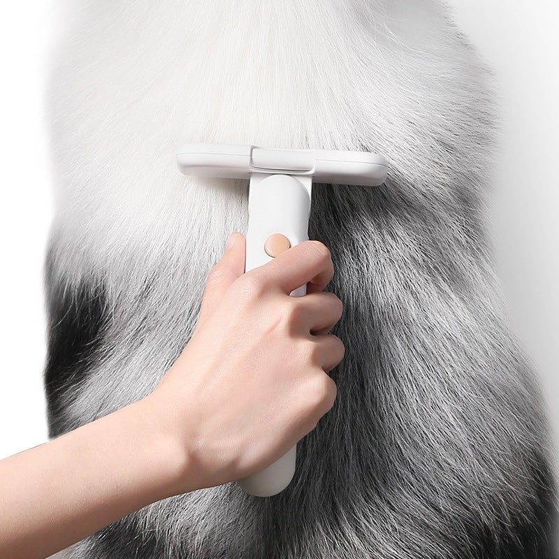 HKM-2824637 Pet Hair Removal Comb for Cats and Dogs - Five Modes, Easy to Use, Reusable Design, Perfect for Furniture and Clothing