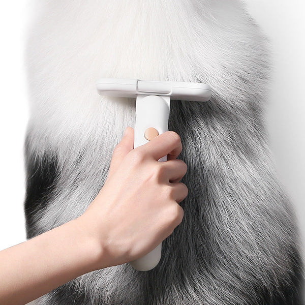HKM-2824637 Pet Hair Removal Comb for Cats and Dogs - Five Modes, Easy to Use, Reusable Design, Perfect for Furniture and Clothing